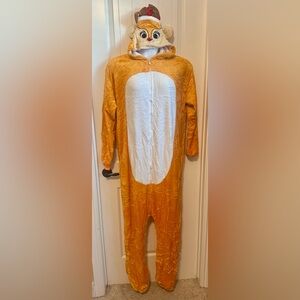 NWT Anabota Reindeer Onesie XL – Plush Hooded Holiday Pajamas Costume